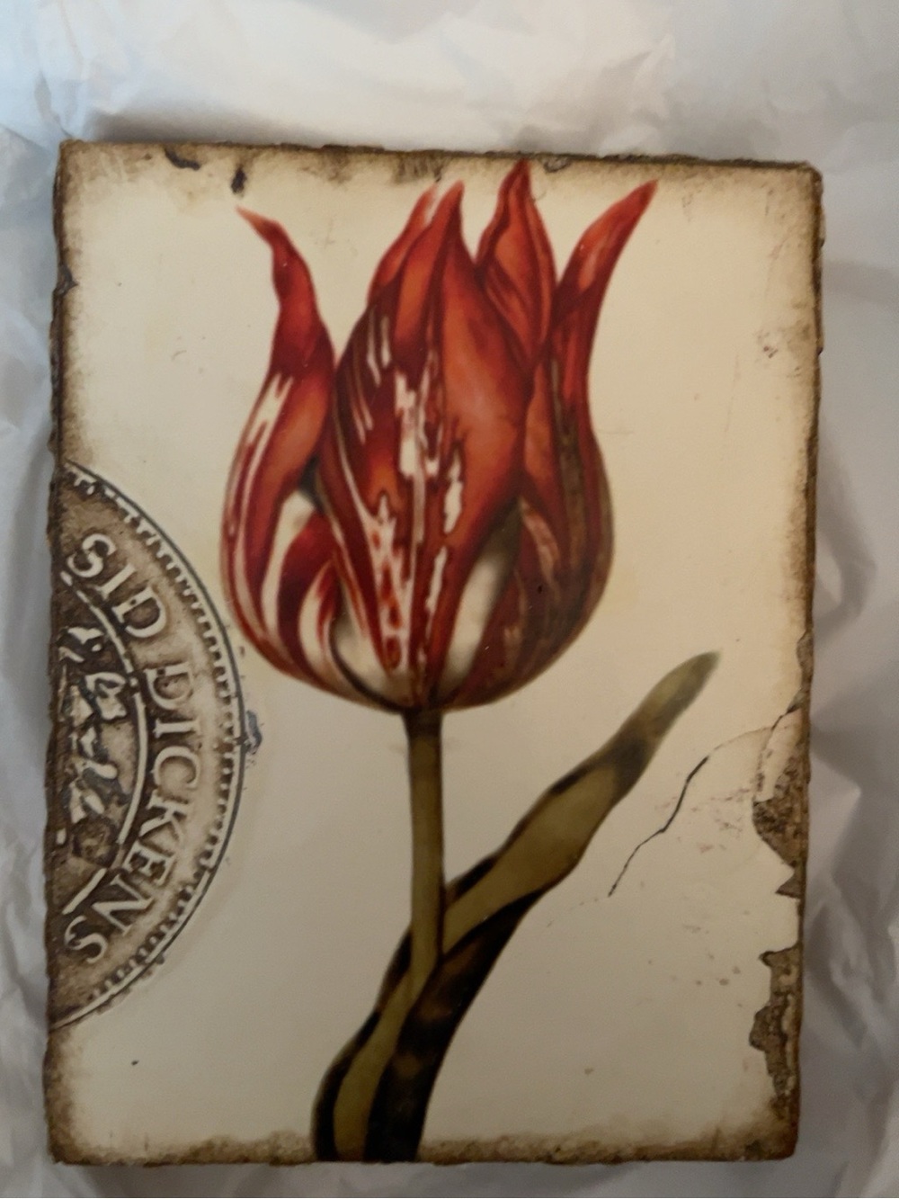 Sid Dickens Memory Block T98 Scarlet Retired Tile
